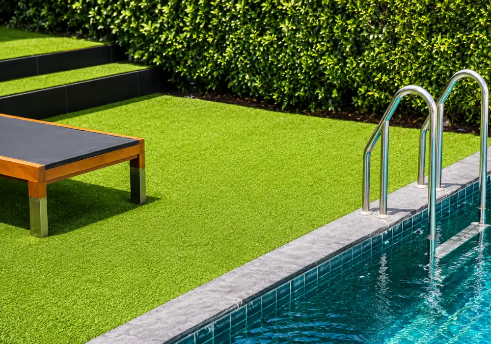 Artificial grass garden Mallorca
