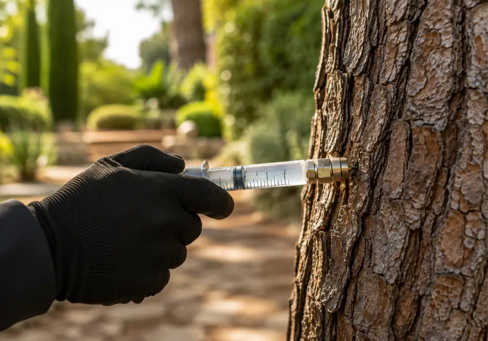 Endotherapy against the pine processionary in Mallorca