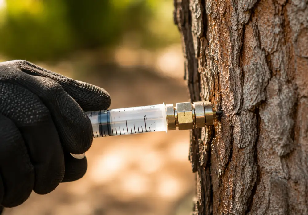 Preventive endotherapy against the processionary in Mallorca
