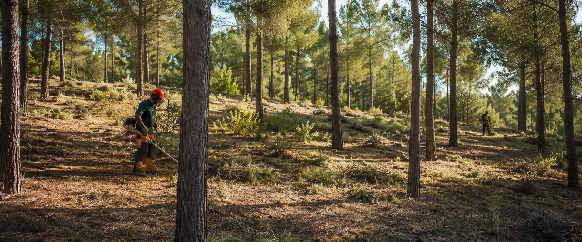Preventive forestry and fire prevention by Garden Solution in Mallorca